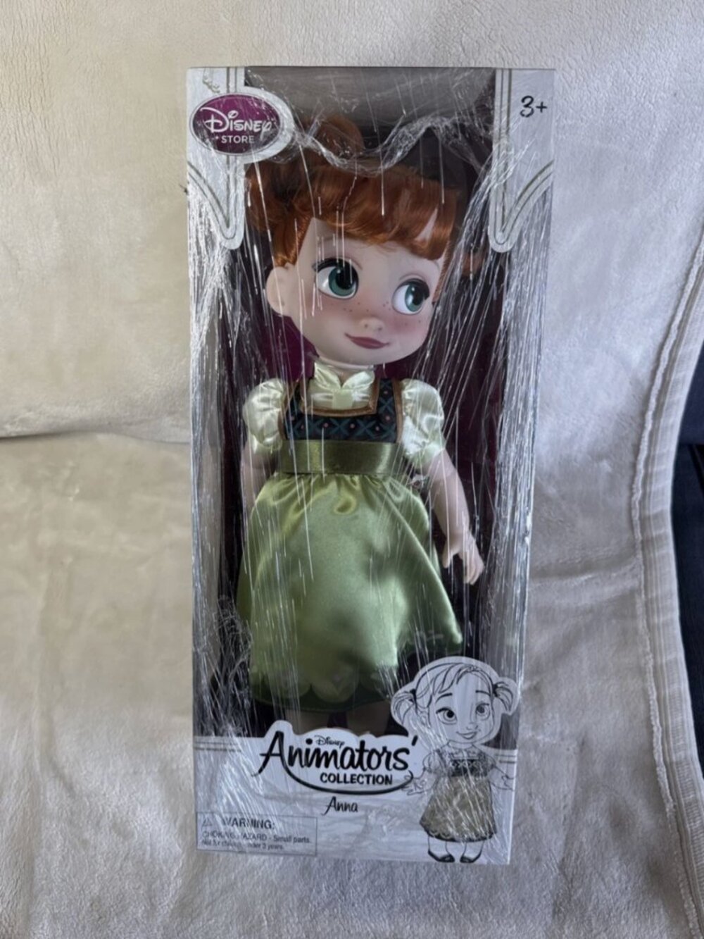 DISNEY STORE Frozen 15½" ANNA Animator's COLLECTION Doll *New in Box ~3+ yrs